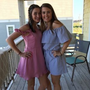 Pink off the Shoulder Dress